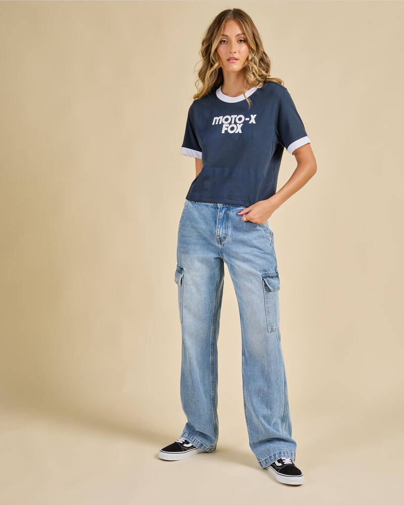 Fox Circa 74 Ringer T-Shirt for Womens