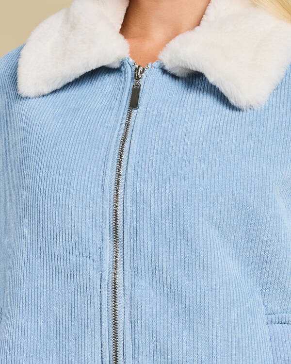Ava And Ever Wolf Cord Jacket for Womens
