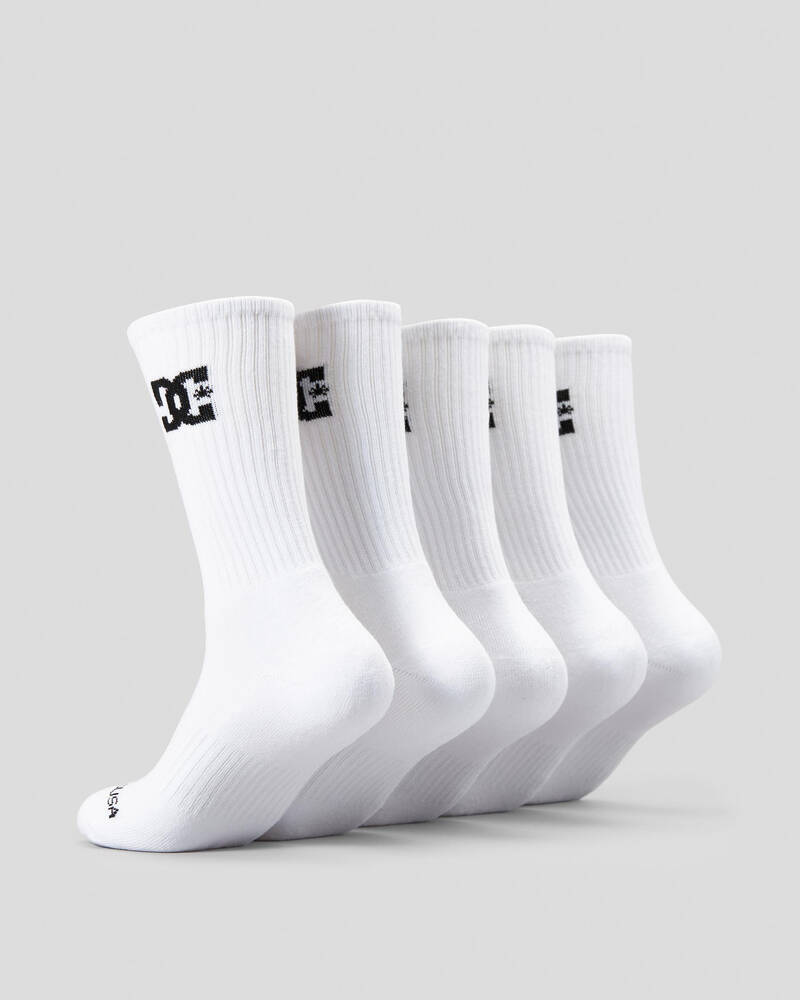 DC Shoes DC Crew Socks 5 Pack for Mens