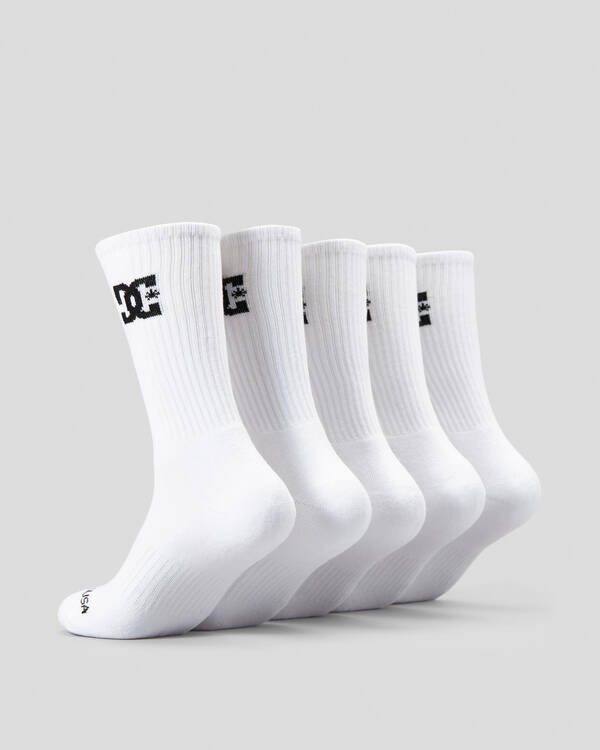DC Shoes DC Crew Socks 5 Pack for Mens