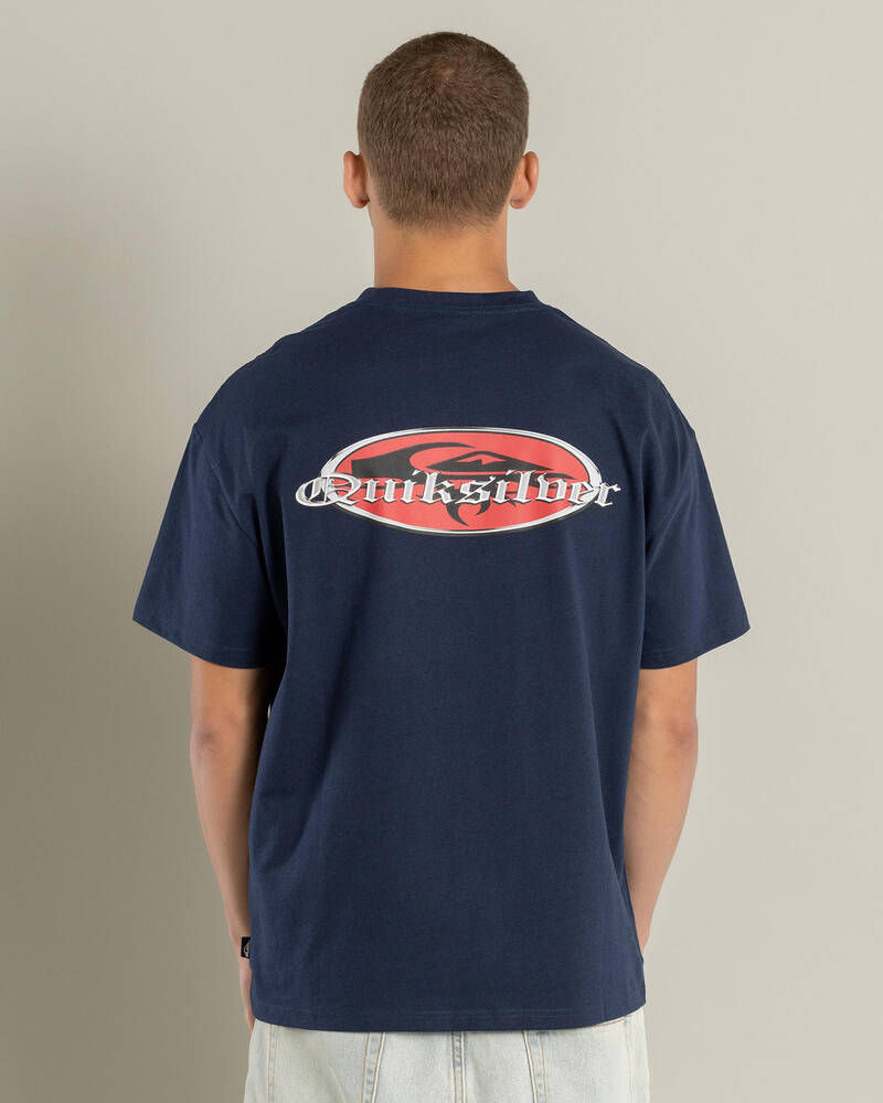 Quiksilver Mercury Chrome Old English T-Shirt for Mens