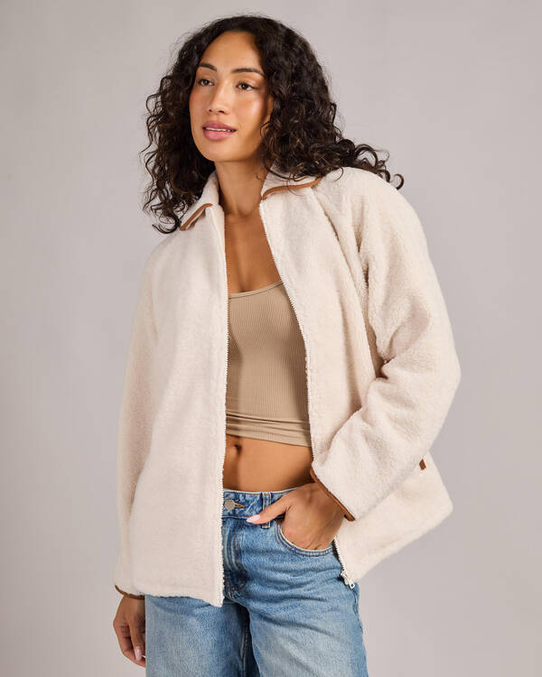 Rhythm Snowy Sherpa Jacket for Womens