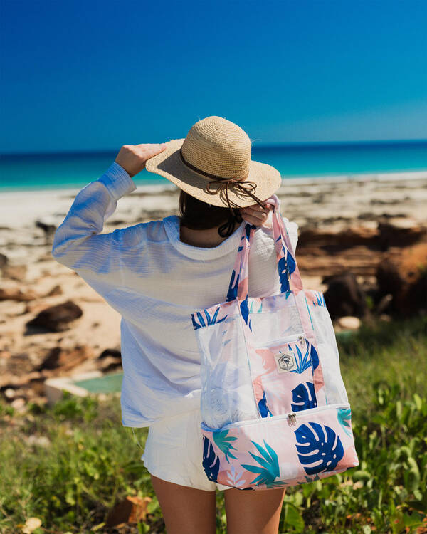 Get It Now Blush Palm 2 In 1 Cooler Bag for Womens