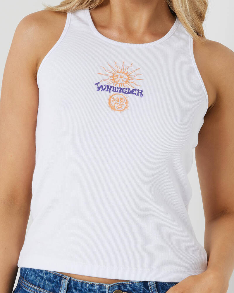 Wrangler Sun Faced Lenny Tank Top for Womens