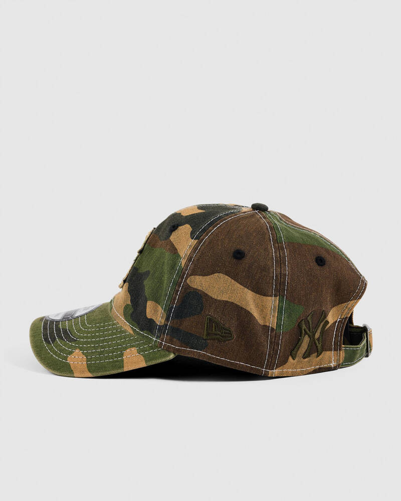 New Era Frayed Woodland Camo New York Yankees 9Twenty Cap for Mens