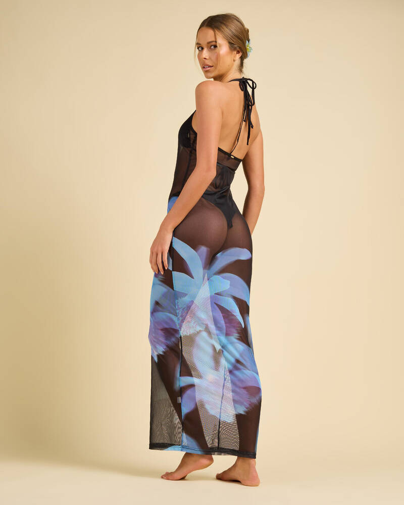 Topanga Haven Mesh Long Cover Up for Womens