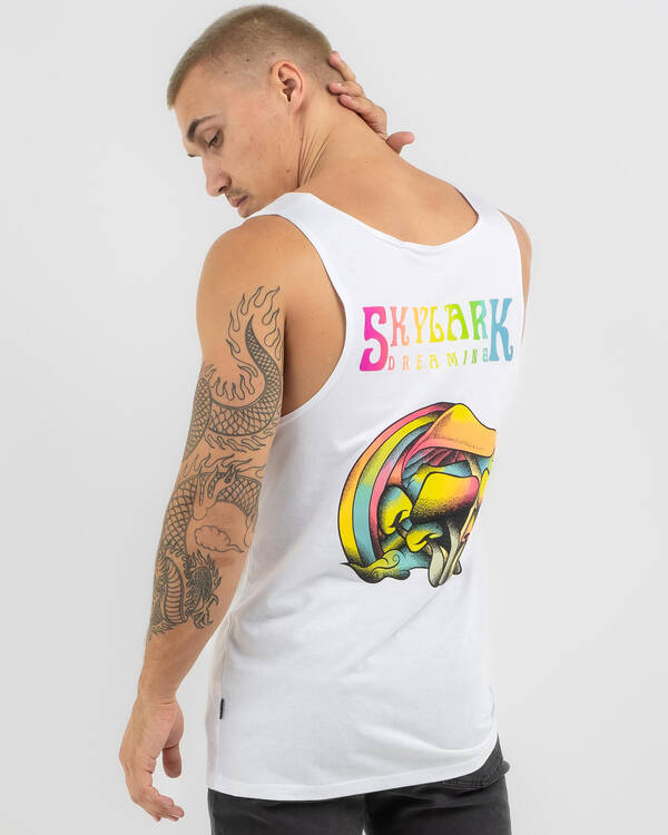 Skylark Psychedelic Singlet for Mens