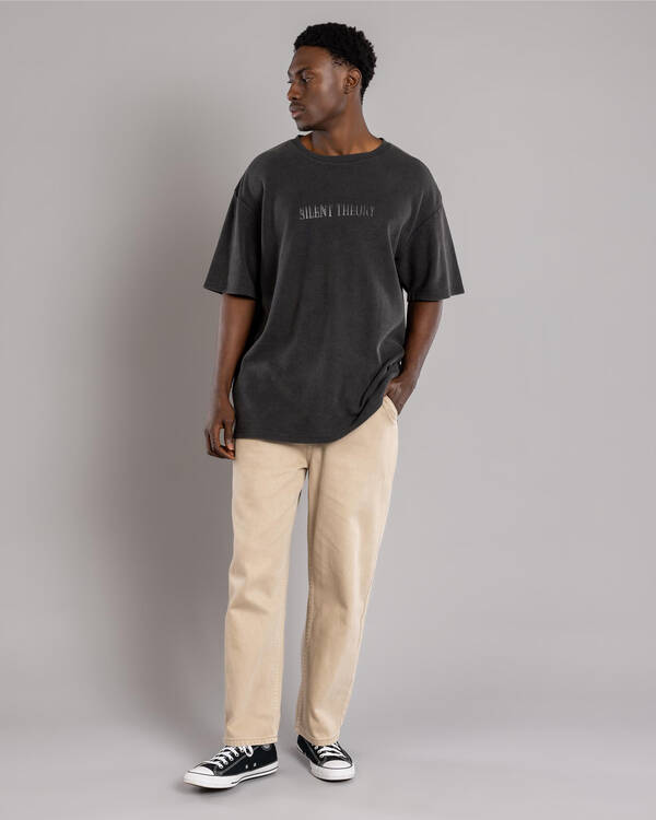 Silent Theory Faded Waffle T-Shirt for Mens