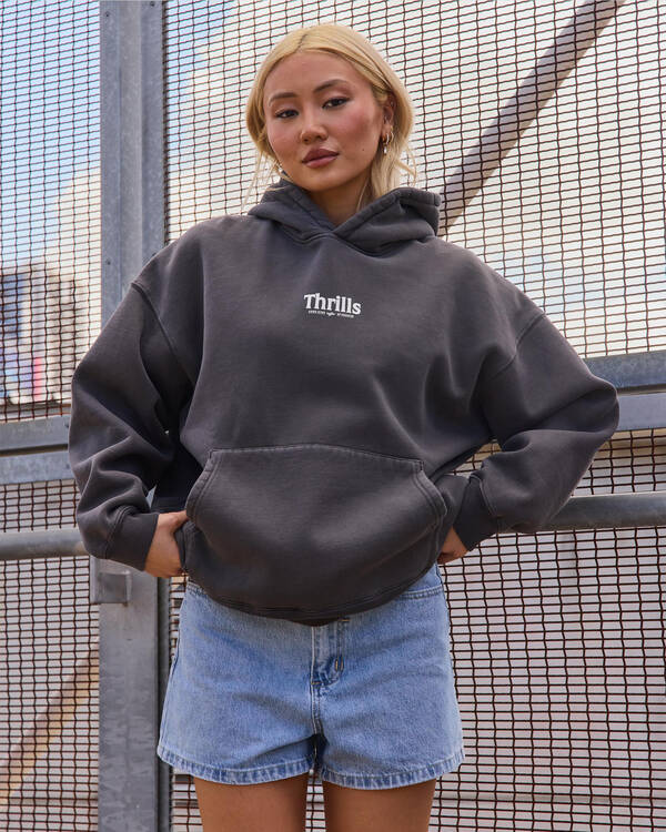 Thrills Road To Paradise Cocoon Hoodie for Womens