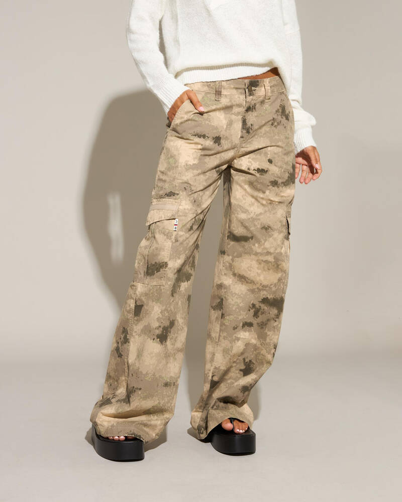 Rusty Camoozy Low Rise Pants for Womens