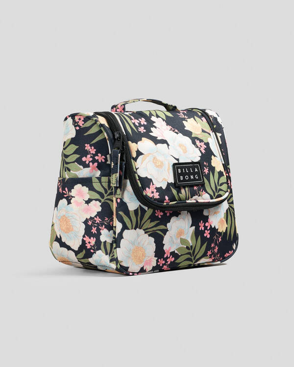 Billabong Travel Beauty Makeup Case for Womens