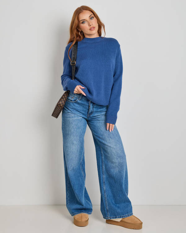 Mooloola Calypso Crew Neck Knit Jumper for Womens
