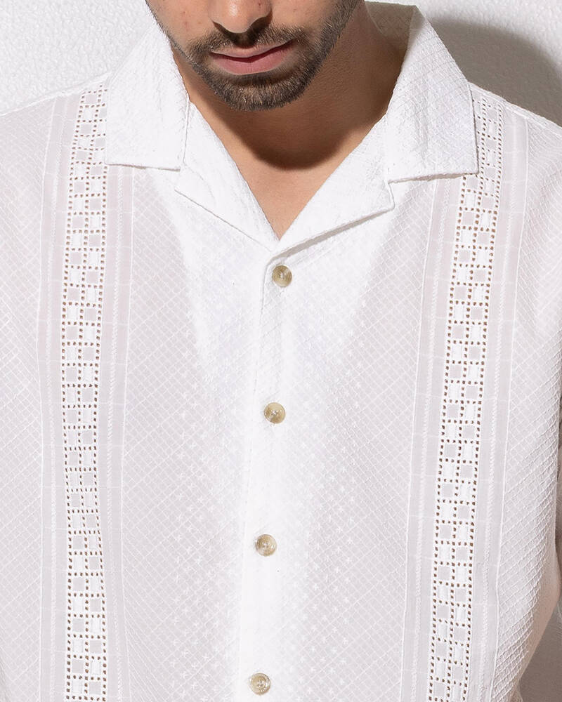 Lucid Bygone Short Sleeve Shirt for Mens