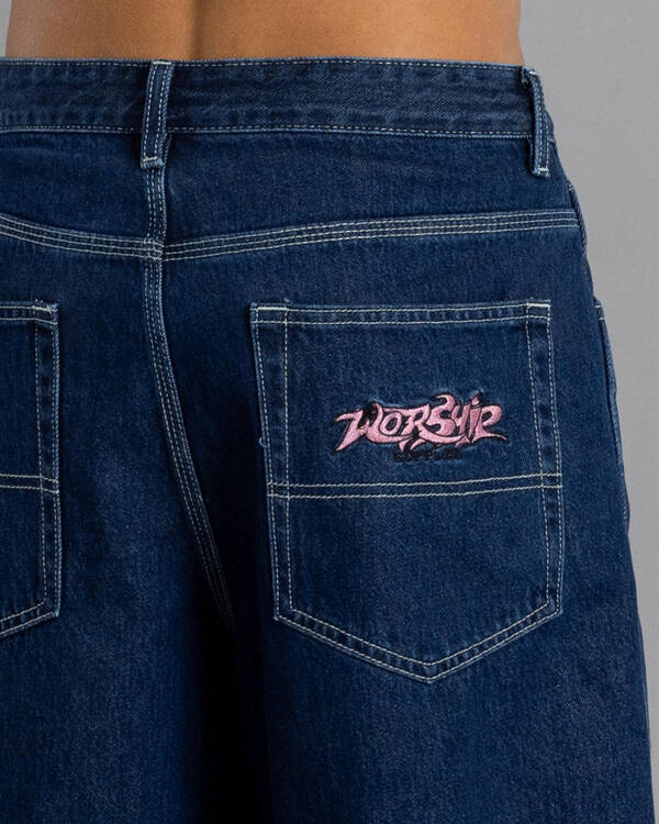 Worship Supplies Vanity Big Dawg Jean Shorts for Mens