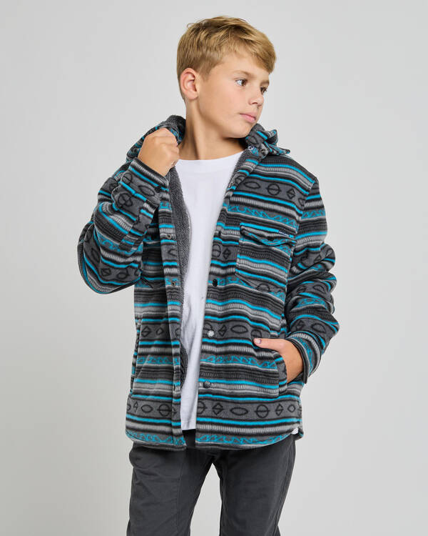 Skylark Boys' Contrary Hooded Long Sleeve Shirt for Mens