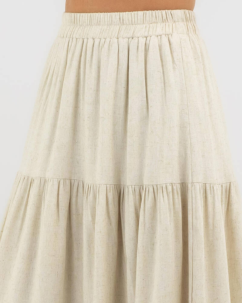 Mooloola Dusk Hawaii Maxi Skirt for Womens