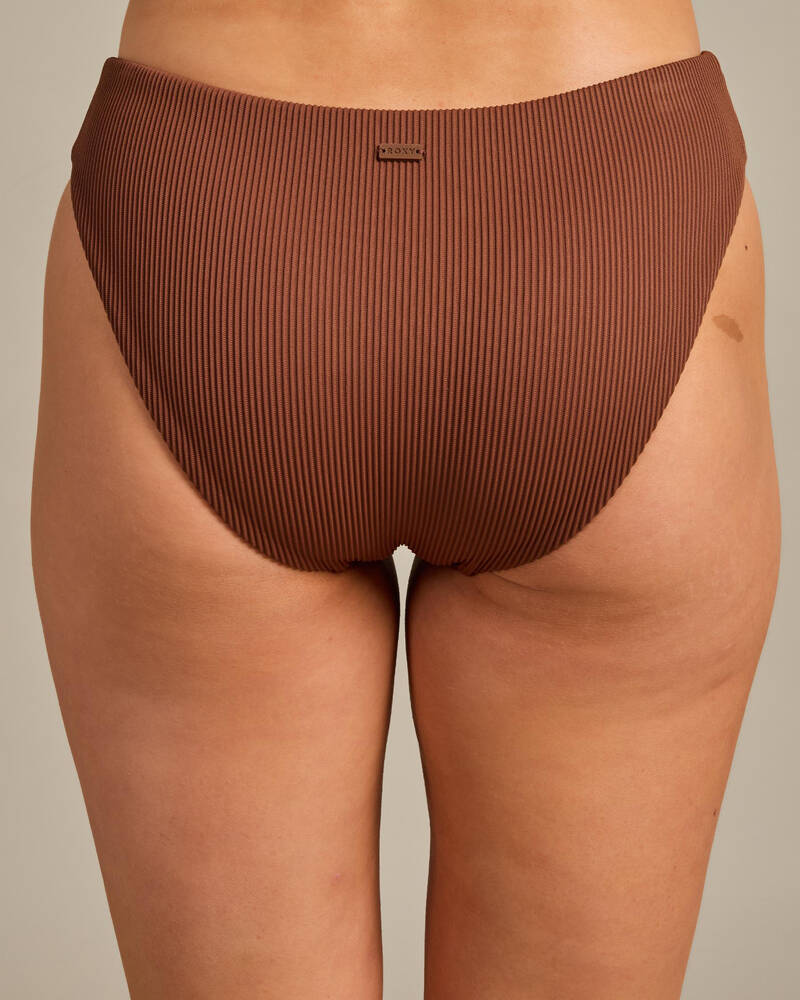 Roxy Rib Roxy Love The Comber Classic Bikini Bottom for Womens