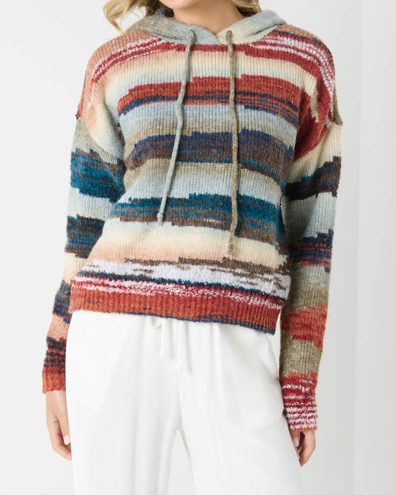 Mooloola Byron Hooded Knit Jumper for Womens