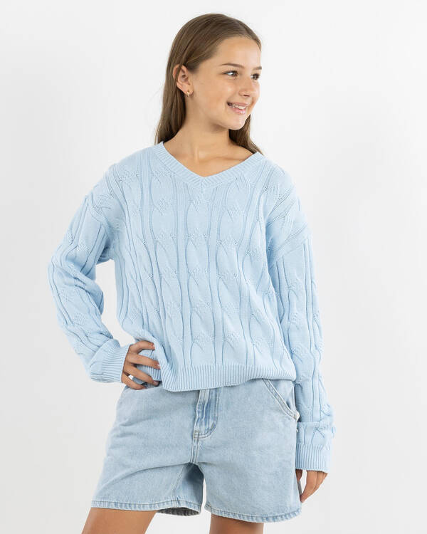 Ava And Ever Girls' Cambridge V Neck Knit Jumper for Womens