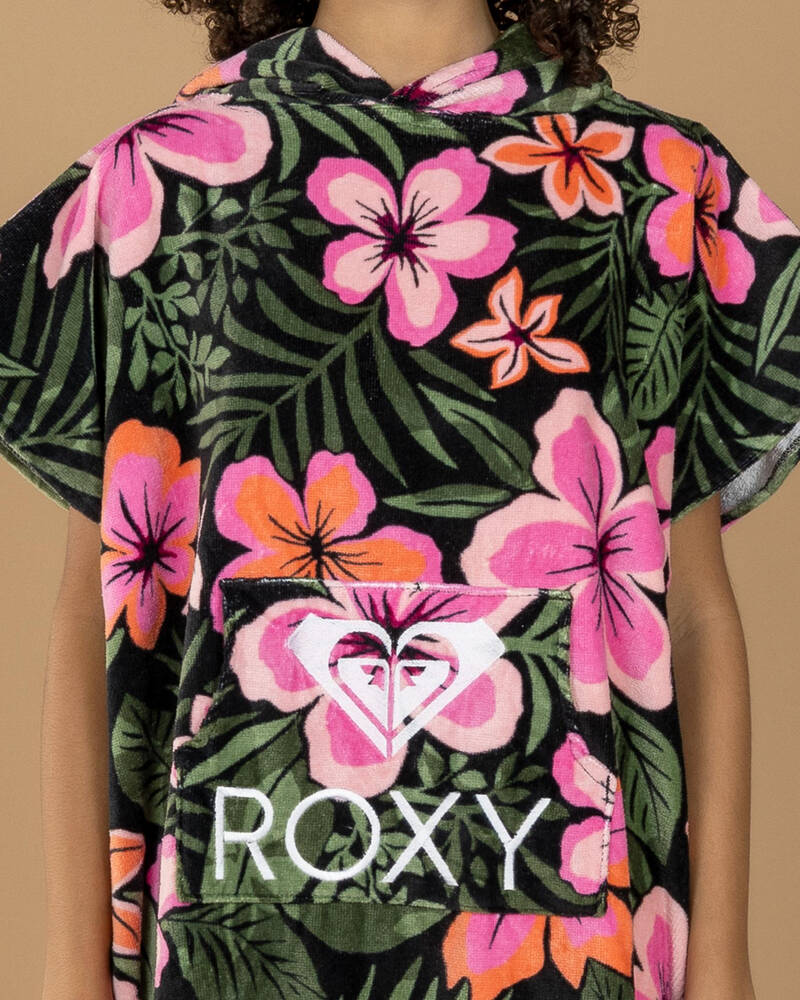 Roxy Girls' Stay Magical Printed Hooded Towel for Womens