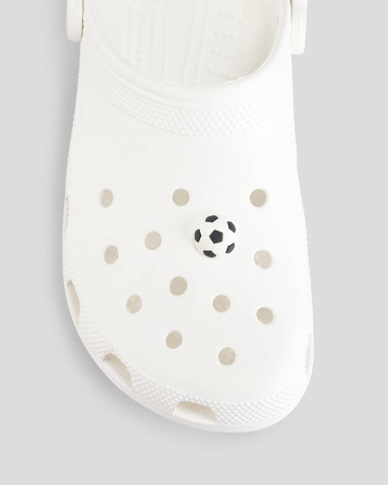 Crocs Textured Soccer Ball Jibibtz for Unisex