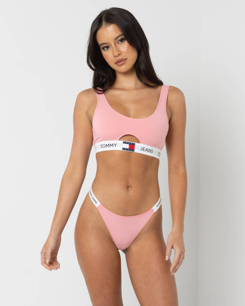 Tommy Hilfiger Heritage Keyhole Logo Bralette for Womens