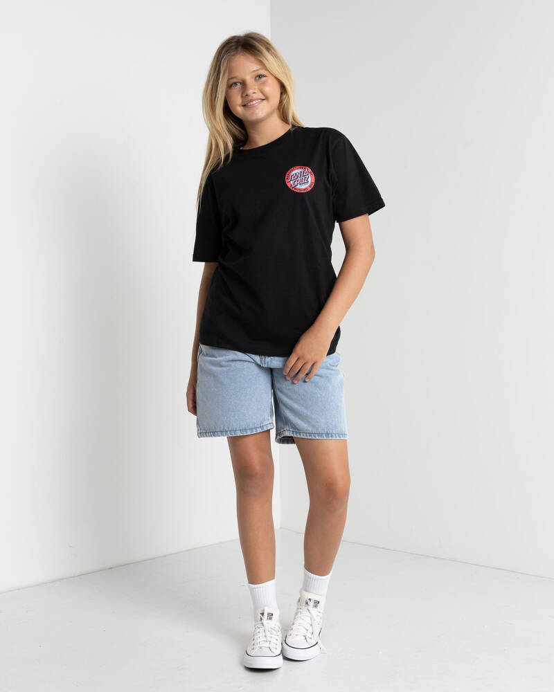 Santa Cruz Girl's MFG Retro Dot Reverse T-Shirt for Womens