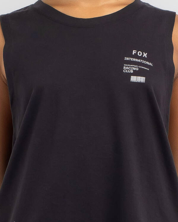 Fox Numerical Biker Tank for Womens