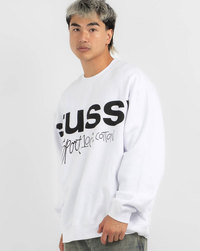 Stussy Sport 100 Fleece Crew Sweatshirt for Mens