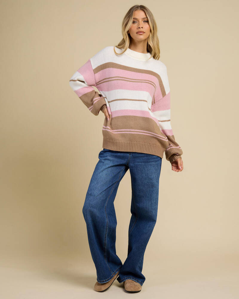 Roxy Love Again Crew Neck Sweater for Womens