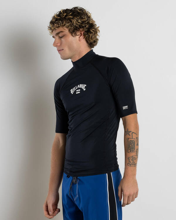 Billabong All Day Arch Short Sleeve Rash Vest for Mens