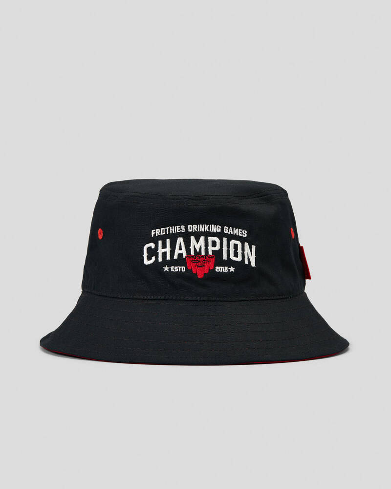 Frothies Drinking Champ Bucket Hat for Mens