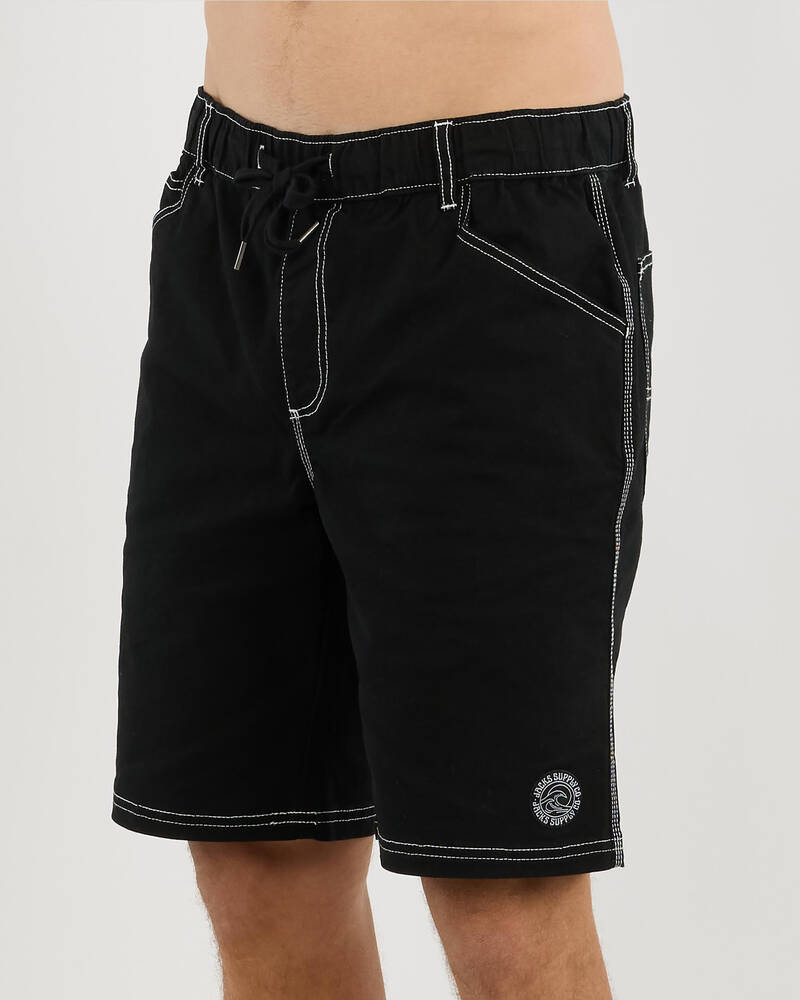 Jacks Attraction Elastic Waist Shorts for Mens