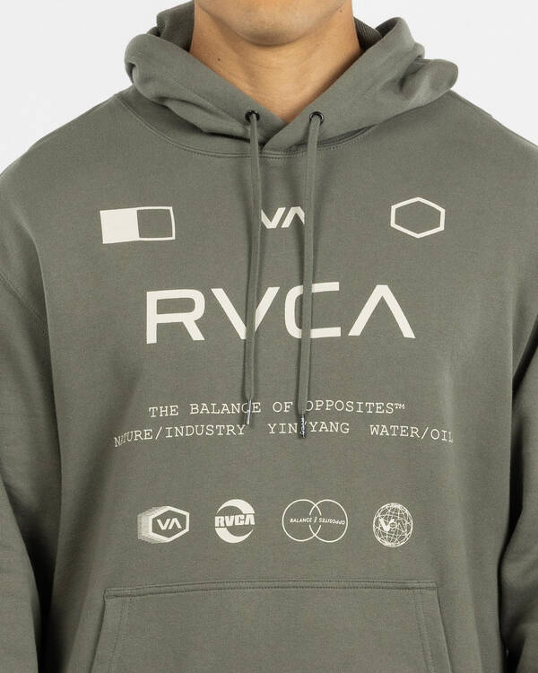RVCA Multi Icons Hoodie for Mens