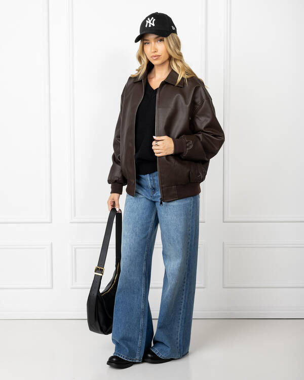 Ava And Ever Dean Faux Leather Jacket for Womens