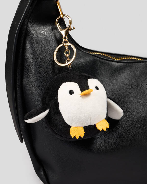 Karyn In LA Plush Penguin Large Bag Charm for Womens