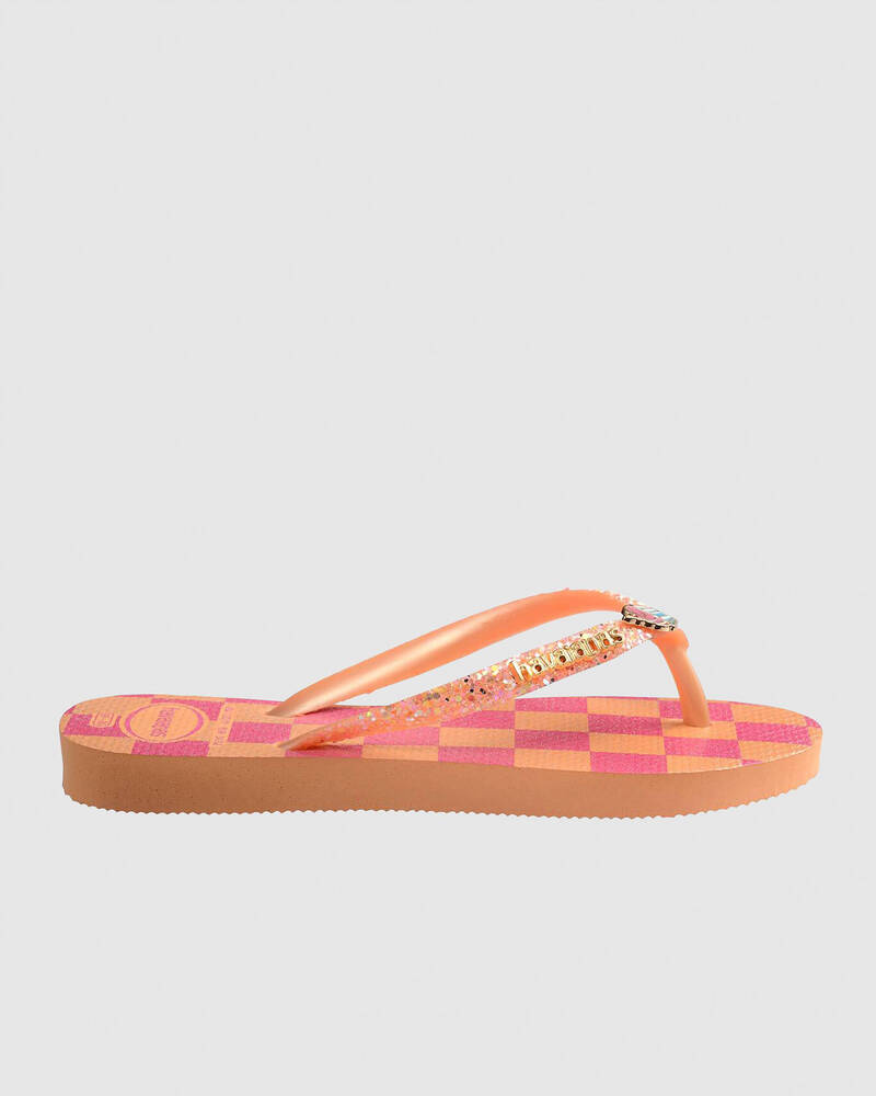 Havaianas Kids' Slim Glitter Thongs for Womens