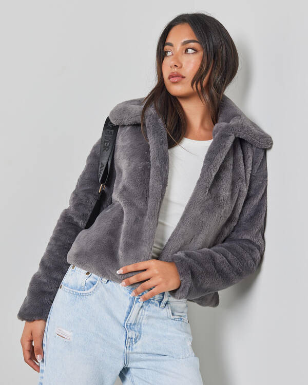 Ava And Ever Cyrus Faux Fur Jacket for Womens