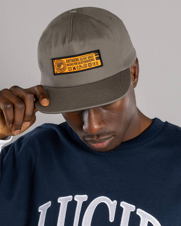 Antihero Hecho Por Skate Snapback Cap for Mens