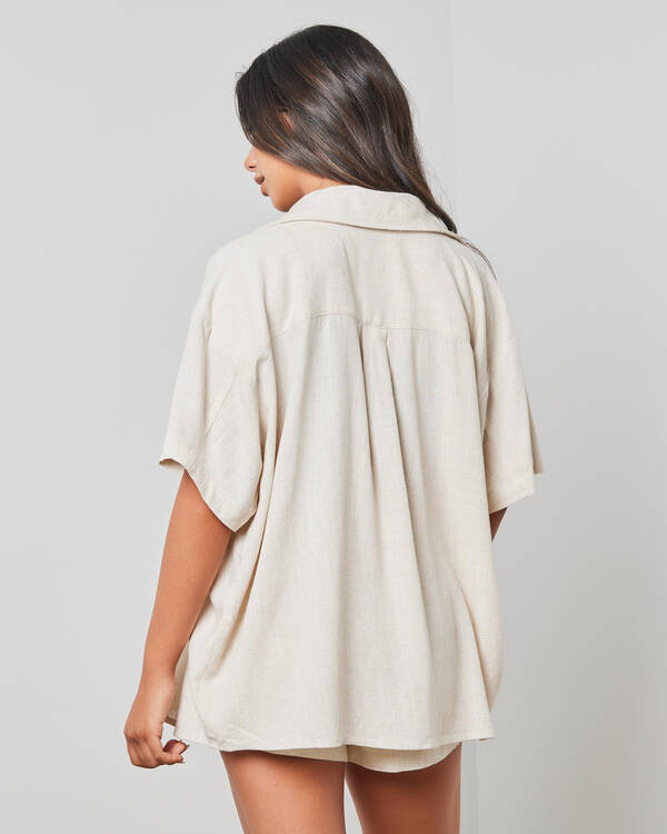 Mooloola Nora Hawaii Short Sleeve Shirt for Womens