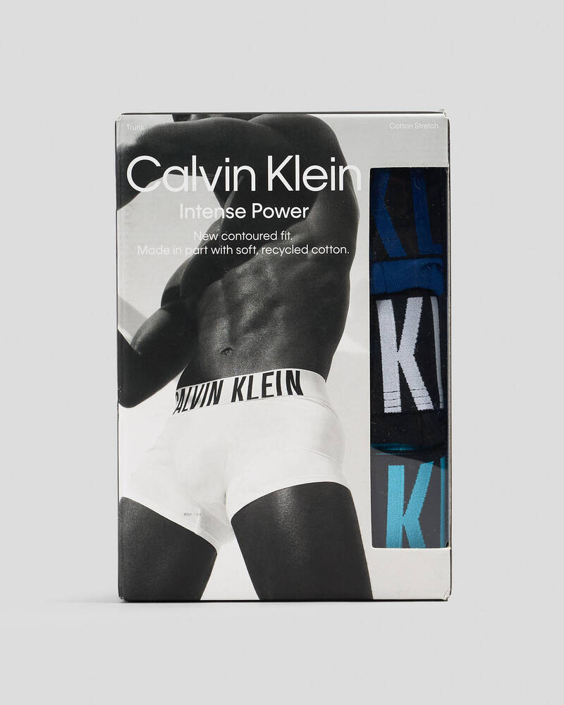 Calvin Klein Intense Power Cotton Trunks 3 Pack for Mens