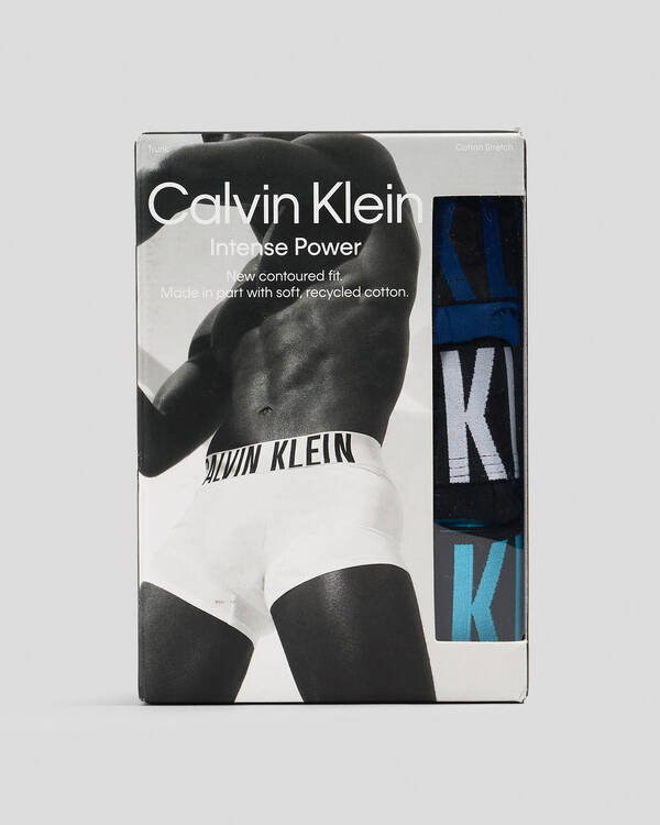 Calvin Klein Intense Power Cotton Trunks 3 Pack for Mens