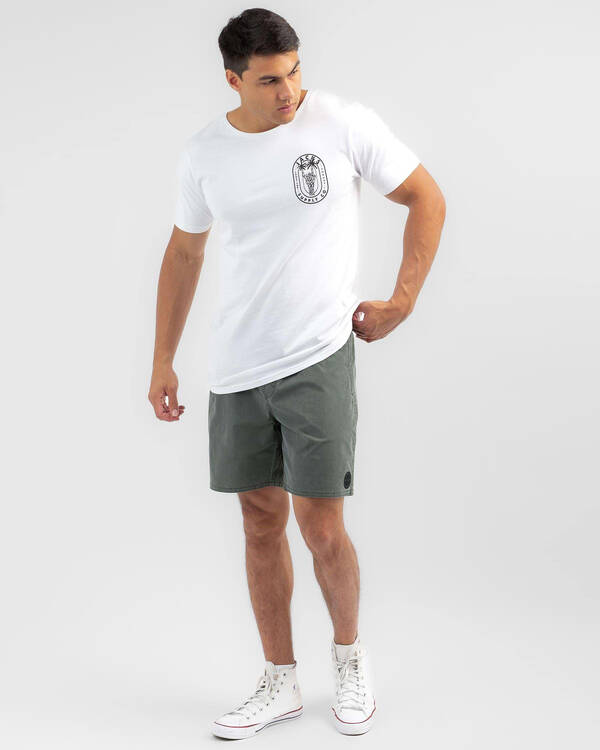 Skylark Reef Elastic Waist Shorts for Mens