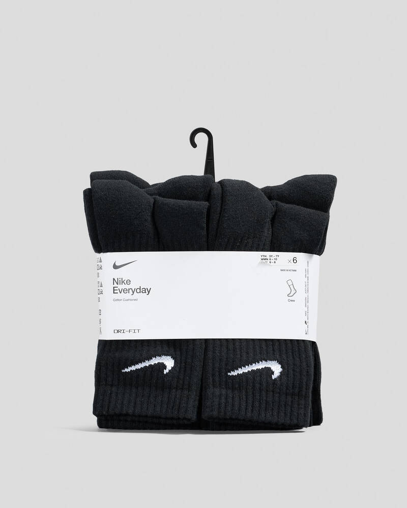 Nike Boys' Training Crew Socks 6 Pack for Mens