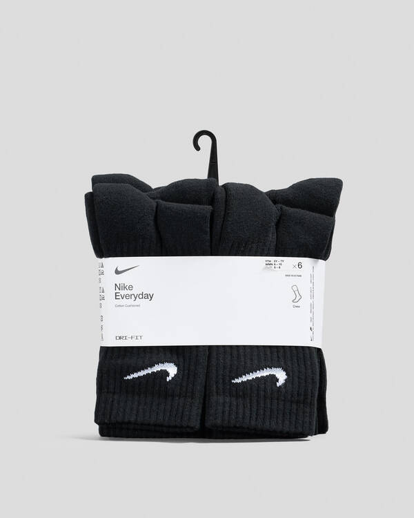 Nike Boys' Training Crew Socks 6 Pack for Mens