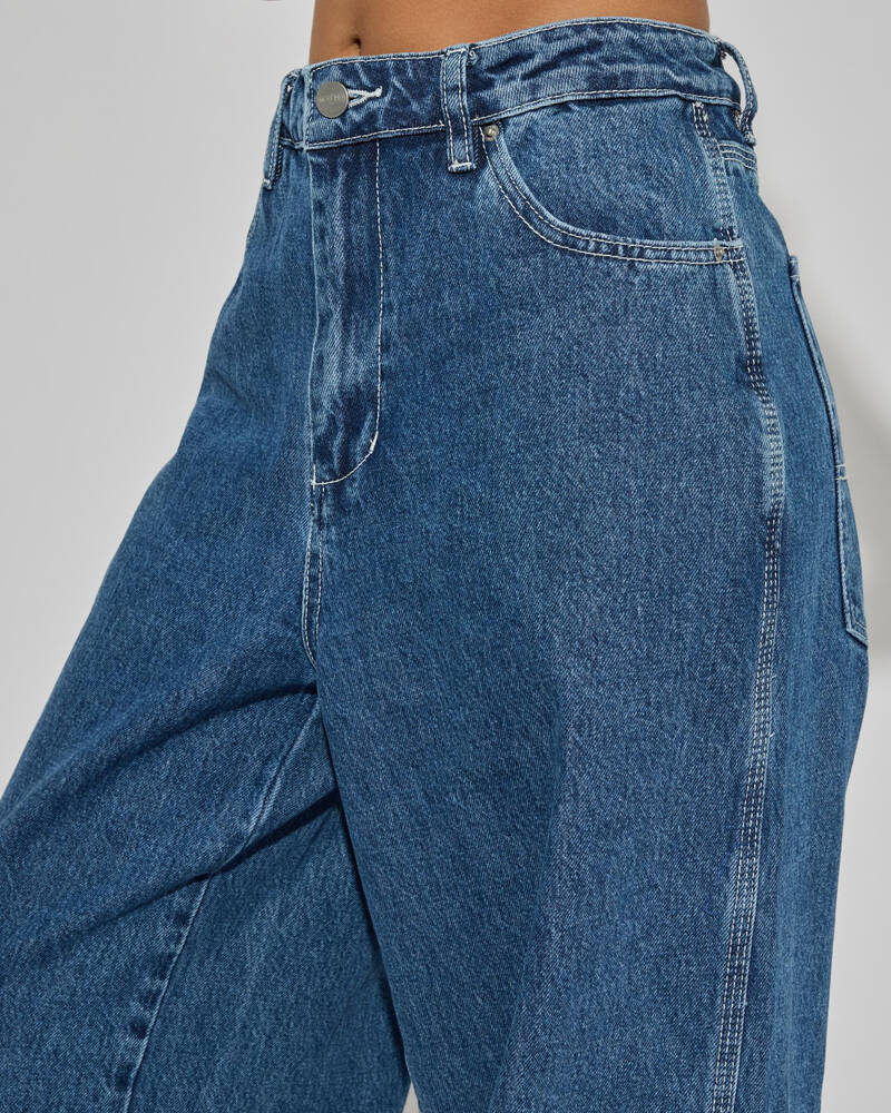 Worship Supplies Mammoth Turn Up Jeans for Womens