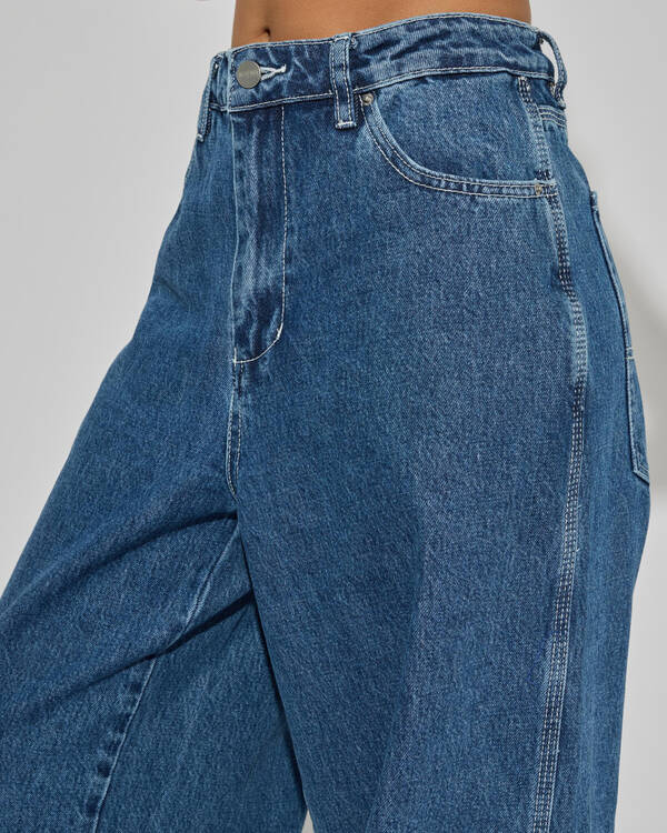 Worship Supplies Mammoth Turn Up Jeans for Womens