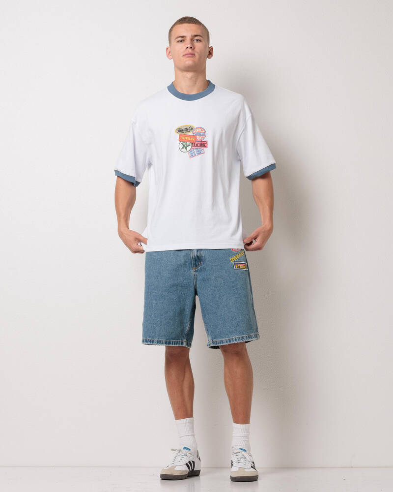 Thrills Total Service Ringer T-Shirt for Mens