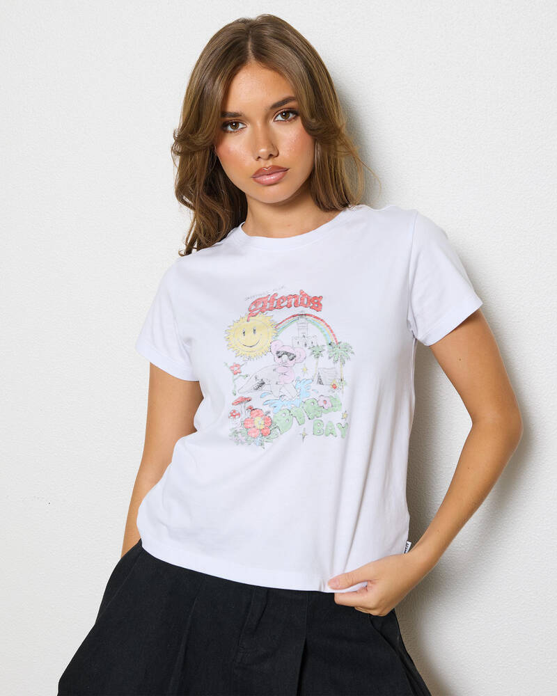 Afends Greeting Recycled Regular T-Shirt for Womens