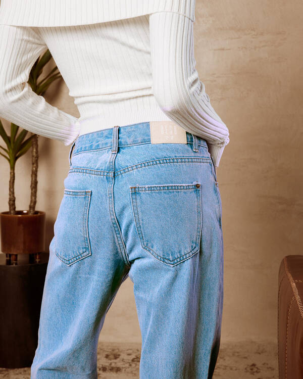 DESU Alice Straight Leg Jeans for Womens